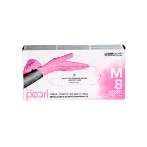 Unigloves Pearl Pink Nitrile Gloves
